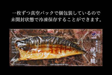 熟成ひもの焼き鯖 5枚 鯖