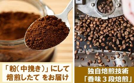 【12203-0101】世界の高級コーヒー（粉 中挽）100g×4種 銀河コーヒー