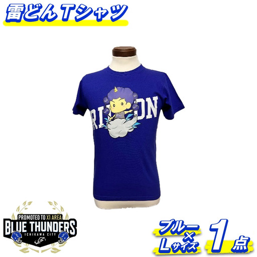 ブルーサンダース 雷どんTシャツ＜カラー：ブルー／サイズ：L＞　【12203-0208】