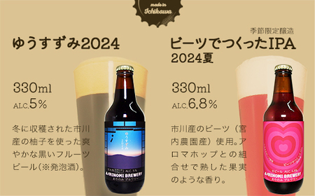 市川市初のビール工場『ありのみブルワリー』クラフトビール飲み比べセット　【12203-0272】
