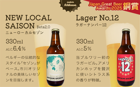 市川市初のビール工場『ありのみブルワリー』クラフトビール飲み比べセット　【12203-0272】