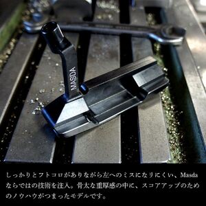 【マスダゴルフ】STUDIO-2 パター スチールシャフト ブラックコート仕上げ  ゴルフ ゴルフクラブ 【受注生産】
