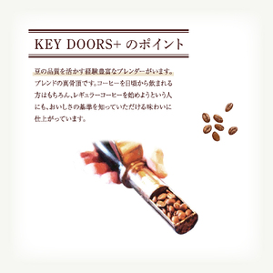 キーコーヒー KEY DOORS+ スペシャルブレンド (VP) 180g 24袋