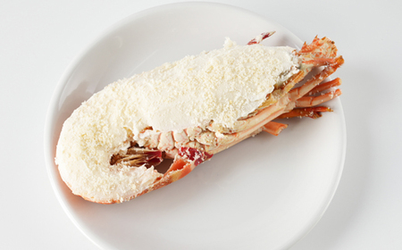 自家製ホワイトソース仕立てのロブスターテルミドール 4食セット(半身約250g×4)_ロブスター テルミドール 自家製 セット_【配送不可地域：離島】【1487891】