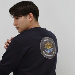 バックプリント 館山市 マンホールトレーナー Mサイズ【1489965】