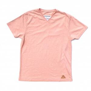 「SKINFRIEND EVERYDAY」V首半袖Tシャツ　男女兼用Sサイズ/ピンク【1491999】
