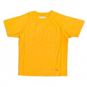 「SKINFRIEND SUMMER」丸首半袖Tシャツ　男女兼用Lサイズ/イエロー【1498195】