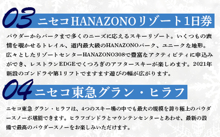 ニセコ全山共通リフト券（All Mt.Pass）1日券（2枚）ニセコアンヌプリ・ニセコビレッジ引換専用【3500202】