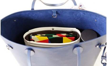 No.208-12 上質な日本製バッグインバッグ「ansac」(オレンジ)