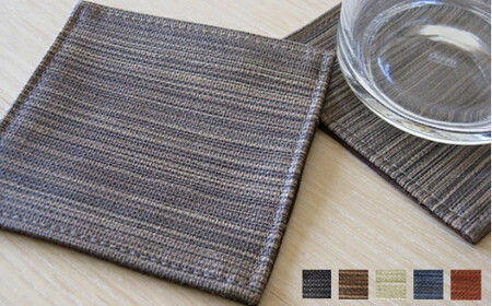 PVCレザーコースター「LEST type－J」　4枚セット（緑） No.215-03 9,800円