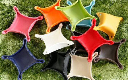 PVCレザー小物入れBOX「REMO」Sサイズ　2個セット（ブラック） No.224-02 10,360円