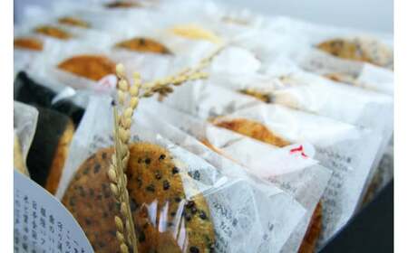 【喜八堂】昔焼き詰め合わせ　6種類24枚 ／ 堅焼き煎餅 せんべい のり ごま しょうゆ 七味 ざらめ にんにく 大判 バリバリ お菓子 おやつ 子供 プレゼント 贈り物 セット 国産 上質うるち米 醤油 無添加 千葉県 No.272