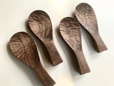 立つしゃもじブラックウォルナット　自立するしゃもじ(1個)木製 MBA001