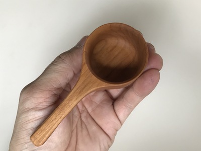 山桜orチェリーのコーヒーメジャースプーン 10g 木製 【WOOD STUDIO KUZE’S】 MBA006