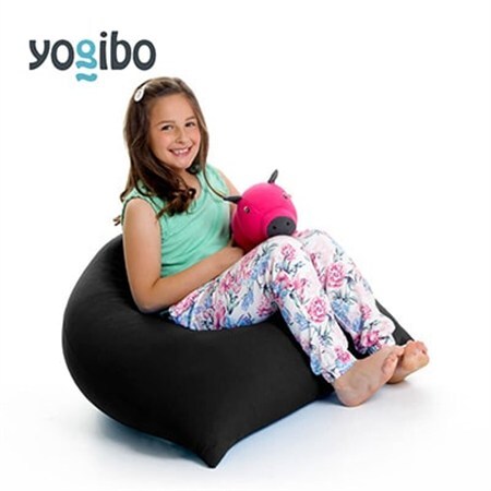 Yogibo Pyramid(ヨギボー ピラミッド)ブラック_雑貨・日用品 椅子・チェア・ソファ 家具・インテリア _【配送不可地域：離島】【1172106】