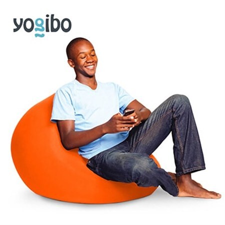 Yogibo Mini(ヨギボー ミニ)オレンジ_雑貨・日用品 椅子・チェア・ソファ 家具・インテリア _【配送不可地域：離島】【1172150】
