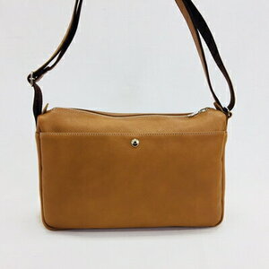 本革 ショルダーバッグ (キャメル) 【ショルダー】レゼール