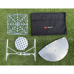 PAGE -ONE CRAFTER'S 焚き火台 五徳セット CRON スターターキット 焚火台 焚火台 焚火台 キャンプ キャンプ キャンプ