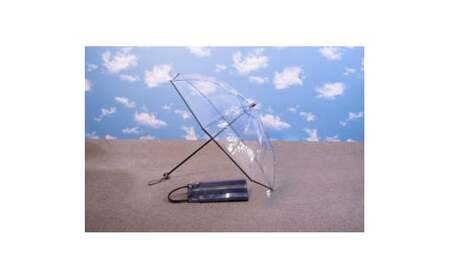 高級 ビニール 折りたたみ 傘 アメマチ50 黒 【 傘 】