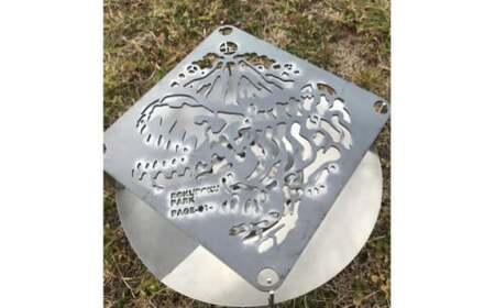 焚き火台「 PAGE-01-Corn 焚き火 台 五徳 セット T・レックスver.＜すずきらな デザイン＞」焚き火台 焚き火台 焚き火台 焚き火台 焚き火台