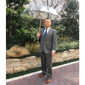 高級 ビニール 傘 かてーる16桜 黒 ブラック 【 傘 】