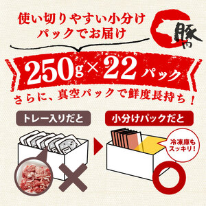 千葉産 豚切り落とし 5.5kg