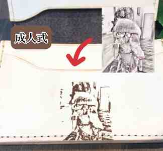 1973年創業の老舗革工房が送る「レーザー彫刻 本革オリジナルのカードケース【ブラウン】」