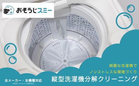 【施工場所：柏市限定】 縦型洗濯機分解クリーニング 〈 洗濯機 おそうじ チケット 実家 おすすめ 清掃 住まい おうち 大掃除 プレゼント 返礼品 ふるさと納税  〉