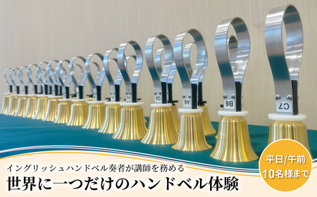 柏市発・世界に1つだけのハンドベル体験（平日・午前・10名様まで） 〈 音楽体験 チケット ふるさと納税 〉