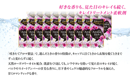 ソフラン アロマリッチ ジュリエット スイートフローラルアロマの香り つめかえ用 380ml 20個 ライオン 洗濯 洗剤 日用品 消耗品 消臭 防臭 抗菌 詰替 洗濯用 衣類用 香り