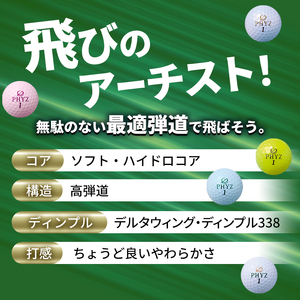 ゴルフ PHYZ 1ダースセット ゴルフボール ボール ブリヂストン ダース セット 【パールピンク（PP）】