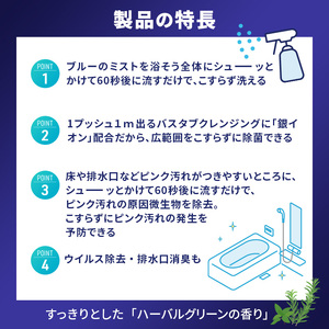 ルックプラス　バスタブクレンジング銀イオンプラス（詰め替え大×6個）おふろ用 詰替 風呂 日用品 消耗品 お風呂用洗剤 バスタブ洗剤 詰め替え用 銀イオン配合 除菌