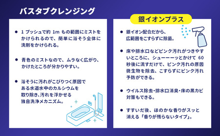 ルックプラス　バスタブクレンジング銀イオンプラス　香りが残らないタイプ（詰め替え大×6個） おふろ用 詰替 風呂 日用品 消耗品 お風呂用洗剤 バスタブ洗剤 詰め替え用 銀イオン配合 除菌
