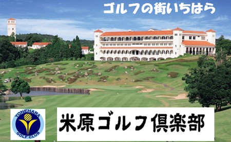 ゴルフ場 千葉 米原ゴルフ倶楽部 土日祝 1R セルフプレー券 1名様券 2枚（ 7月〜9月 1〜3月 ) 昼食付 ゴルフ 関東 チケット ゴルフ場利用券 プレー券 施設利用券 お食事券 