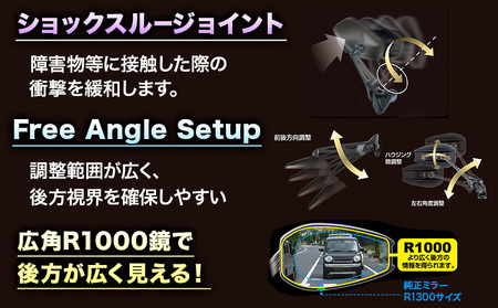 バイクミラー ナポレオン カウリングミラー 左右セット AEX9 | 千葉県流山市 | ふるさと納税サイト「ふるなび」