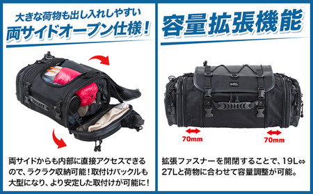 タナックス【T041】MFK-293 ミニフィールドシートバッグEX（ブラック）