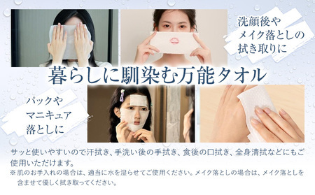 【ベストコスメ アワード１位 3年連続受賞】ITO フェイシャルタオル 8個 タオル 天然素材 使い捨てタオル