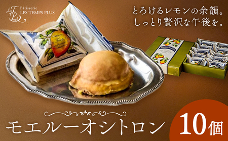 モエルーオシトロン 10個入り パティスリーレタンプリュス《30日以内に出荷予定(土日祝除く)》千葉県 流山市 ケーキ レモンケーキ レモン 高級 ブランド お取り寄せ 茶菓 お中元 お菓子 焼き菓子 レタンプリュス 4,250円