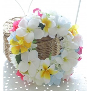 アーティフィシャルフラワー　プルメリアリース(Mサイズ)1点【1494318】