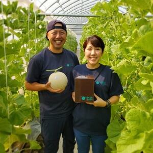 令和7年分きむら農園の特級マスクメロン1玉【化粧箱入り】【1494647】