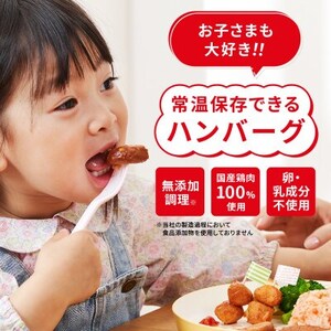 常温保存チキンハンバーグ 135g×20袋_チキン ハンバーグ 常温保存_【1559387】
