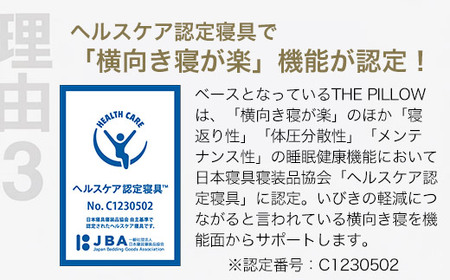 いびきに悩む人向け枕 THE PILLOW Preset 01 Ibiki