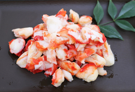 【蟹屋の切り落とし】訳あり『ボイル たらばがにフレーク』100g × ５パック　[0015-0023]