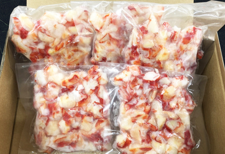 【蟹屋の切り落とし】訳あり『ボイル たらばがにフレーク』100g × ５パック　[0015-0023]