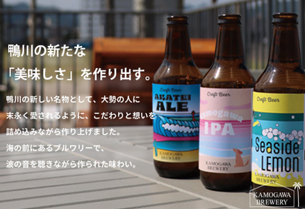 【KAMOGAWA BREWERY】鴨川クラフトビール ３種６本　[0013-0023]