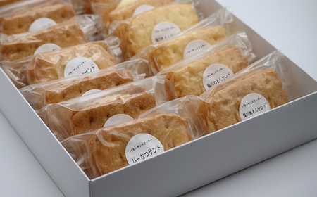 【中島屋菓子店】バターサンドセット　レモン&ぴーなつ 計12個 [0010-0347]