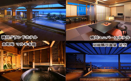 【千葉県鴨川市】市内宿泊施設『共通宿泊券』３千円相当　[0010-0352]