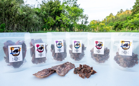 【猟師ん家】 愛犬のおやつ『ジビエ ジャーキー＆スナック（猪・キョン・鹿）』６袋　[0020-0094]