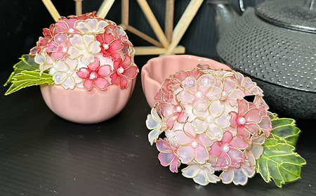 【華かんざし あゆ吉】ディップアート『桜香るオブジェ』１個　[0024-0014]