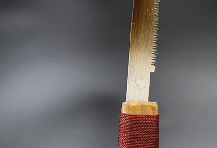 氷用ノコギリ 450 氷挽き （両刃鋸 210MM: 工具